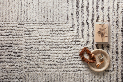 Loloi Levitt Shag LEV-02 Ivory / Grey Area Rug