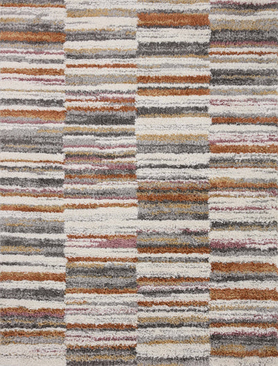 Loloi Levitt Shag LEV-03 Ivory / Sunset Area Rug