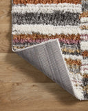 Loloi Levitt Shag LEV-03 Ivory / Sunset Area Rug
