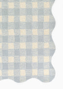 Lily LIY-1 Blue Area Rug, hand-tufted 100% wool with whimsical playful patterns