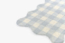 Lily LIY-1 Blue Area Rug, hand-tufted 100% wool with whimsical playful patterns
