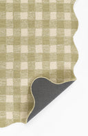 Lily LIY-1 Green Area Rug, soft pastel wool rug hand-tufted in India