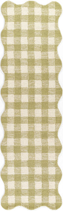 Lily LIY-1 Green Area Rug, soft pastel wool rug hand-tufted in India