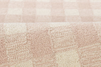 Lily LIY-1 Pink Area Rug, plush hand-tufted wool with sweet charming design