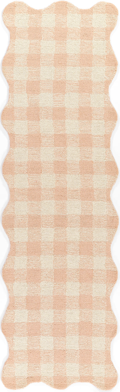 Lily LIY-1 Pink Area Rug, plush hand-tufted wool with sweet charming design