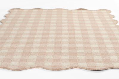 Lily LIY-1 Pink Area Rug, plush hand-tufted wool with sweet charming design