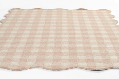 Lily LIY-1 Pink Area Rug, plush hand-tufted wool with sweet charming design