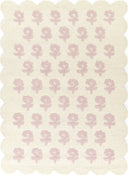 Lily LIY-2 Pink Area Rug, soft pink hand-tufted wool with cottage-style charm