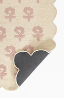 Lily LIY-2 Pink Area Rug, soft pink hand-tufted wool with cottage-style charm