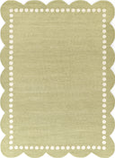 Lily LIY-3 Green Area Rug, nature-inspired hand-tufted wool with playful design