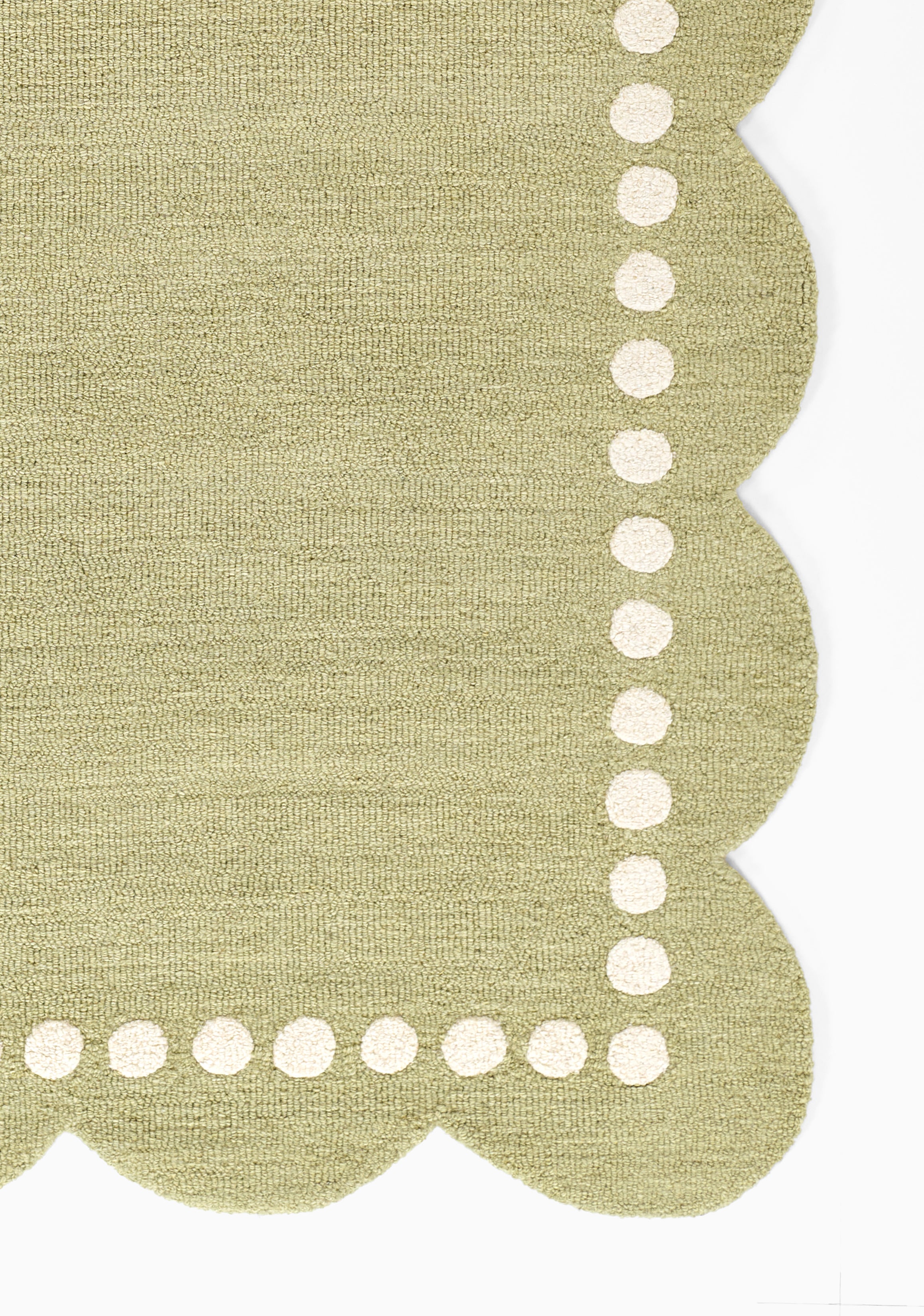 Lily LIY-3 Green Rug | Hand-Tufted Wool | Playful Charm – Rug