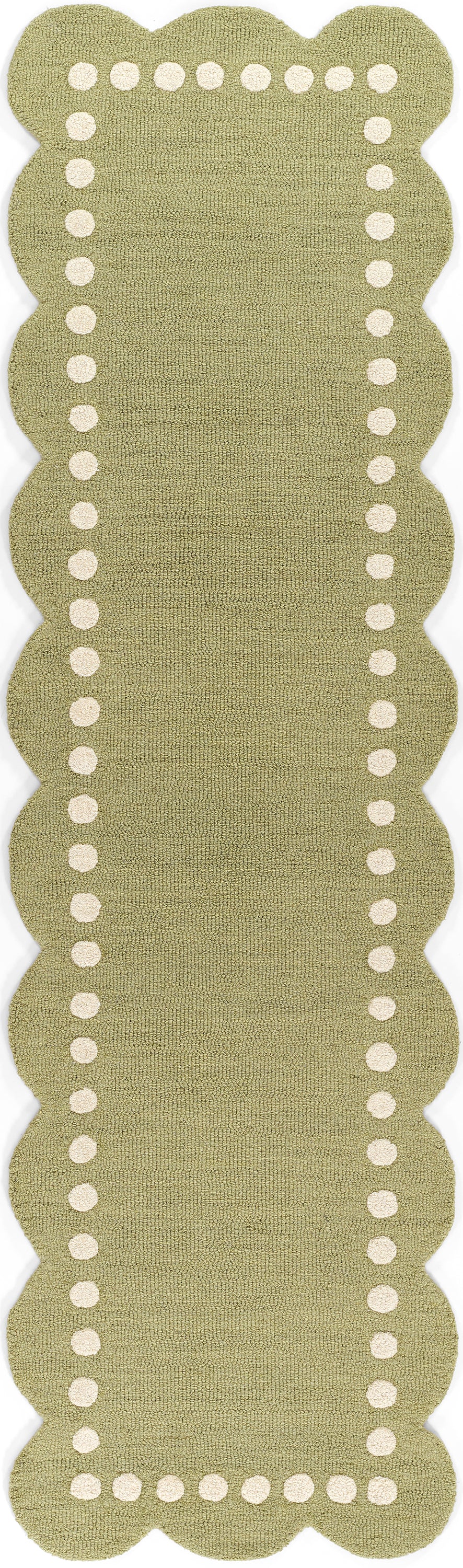 Lily LIY-3 Green Rug | Hand-Tufted Wool | Playful Charm – Rug