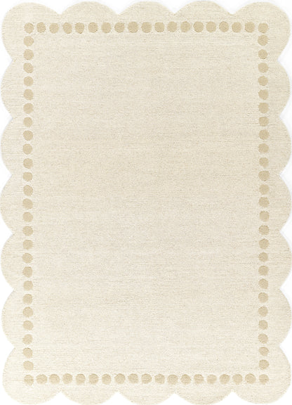 Lily LIY-3 Ivory Area Rug, versatile hand-tufted wool with whimsical patterns
