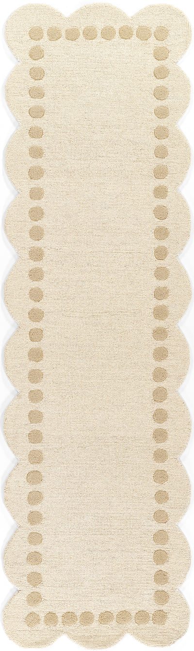 Lily LIY-3 Ivory Area Rug, versatile hand-tufted wool with whimsical patterns