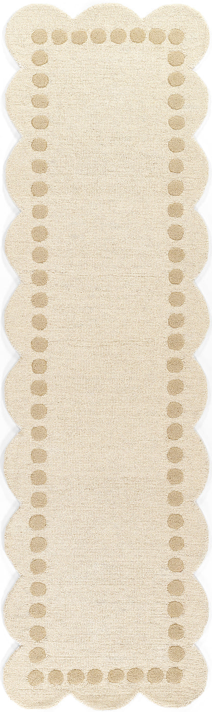 Lily LIY-3 Ivory Area Rug, versatile hand-tufted wool with whimsical patterns
