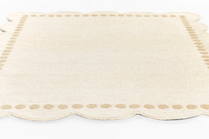 Lily LIY-3 Ivory Area Rug, versatile hand-tufted wool with whimsical patterns