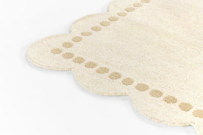 Lily LIY-3 Ivory Area Rug, versatile hand-tufted wool with whimsical patterns