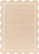Lily LIY-3 Pink Area Rug, sweet pink hand-tufted wool for playful spaces