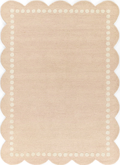 Lily LIY-3 Pink Area Rug, sweet pink hand-tufted wool for playful spaces