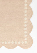 Lily LIY-3 Pink Area Rug, sweet pink hand-tufted wool for playful spaces