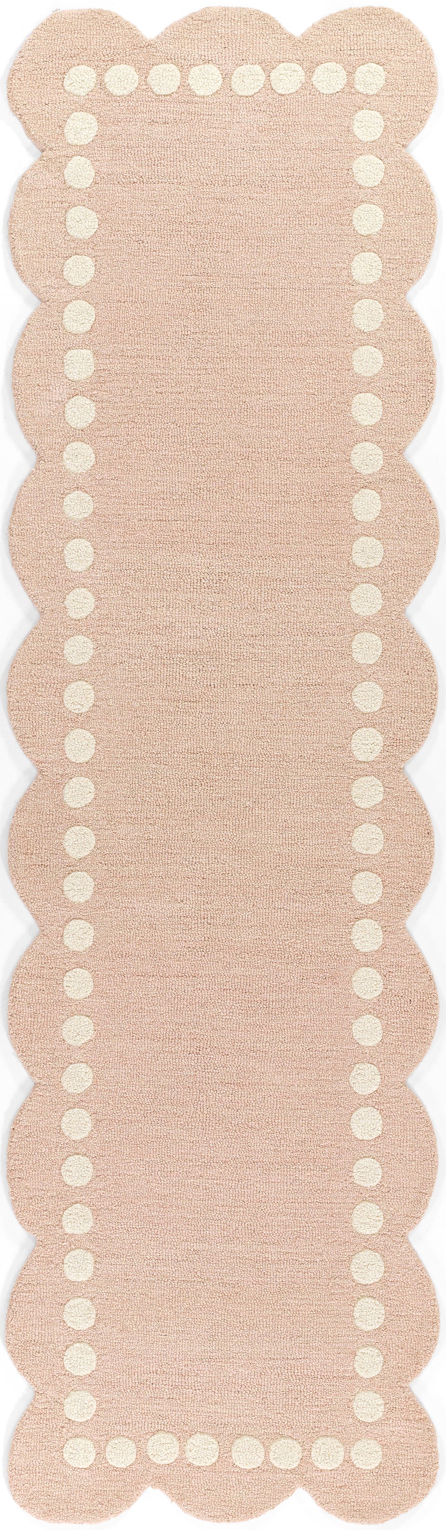 Lily LIY-3 Pink Area Rug, sweet pink hand-tufted wool for playful spaces
