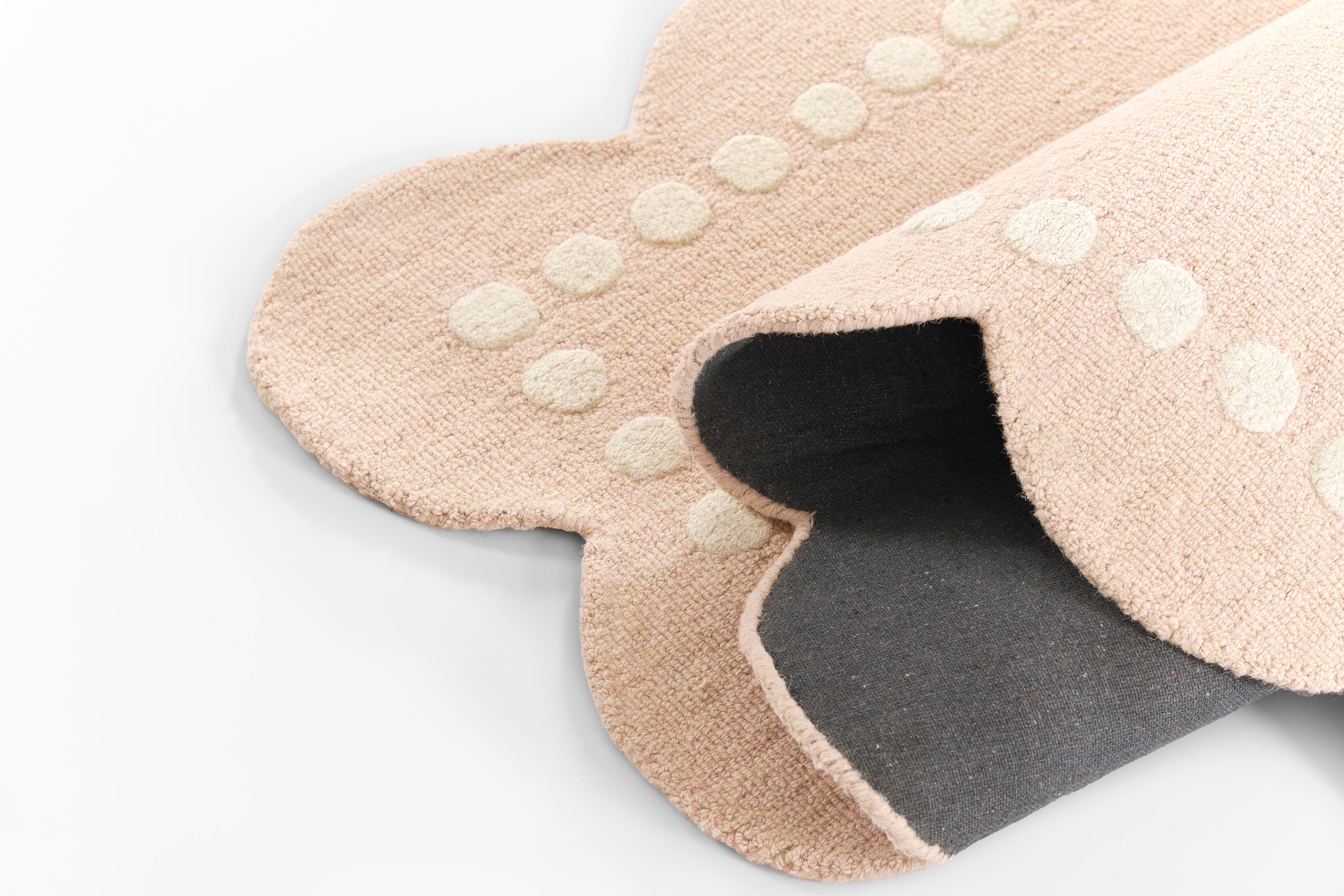 Lily LIY-3 Pink Area Rug, sweet pink hand-tufted wool for playful spaces