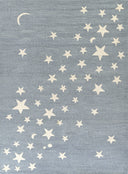 Lily LIY-4 Blue Area Rug, durable hand-tufted wool with charming style