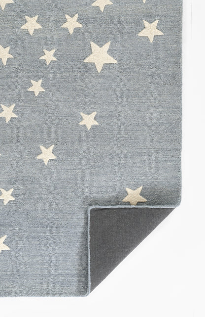 Lily LIY-4 Blue Area Rug, durable hand-tufted wool with charming style