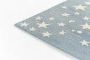 Lily LIY-4 Blue Area Rug, durable hand-tufted wool with charming style