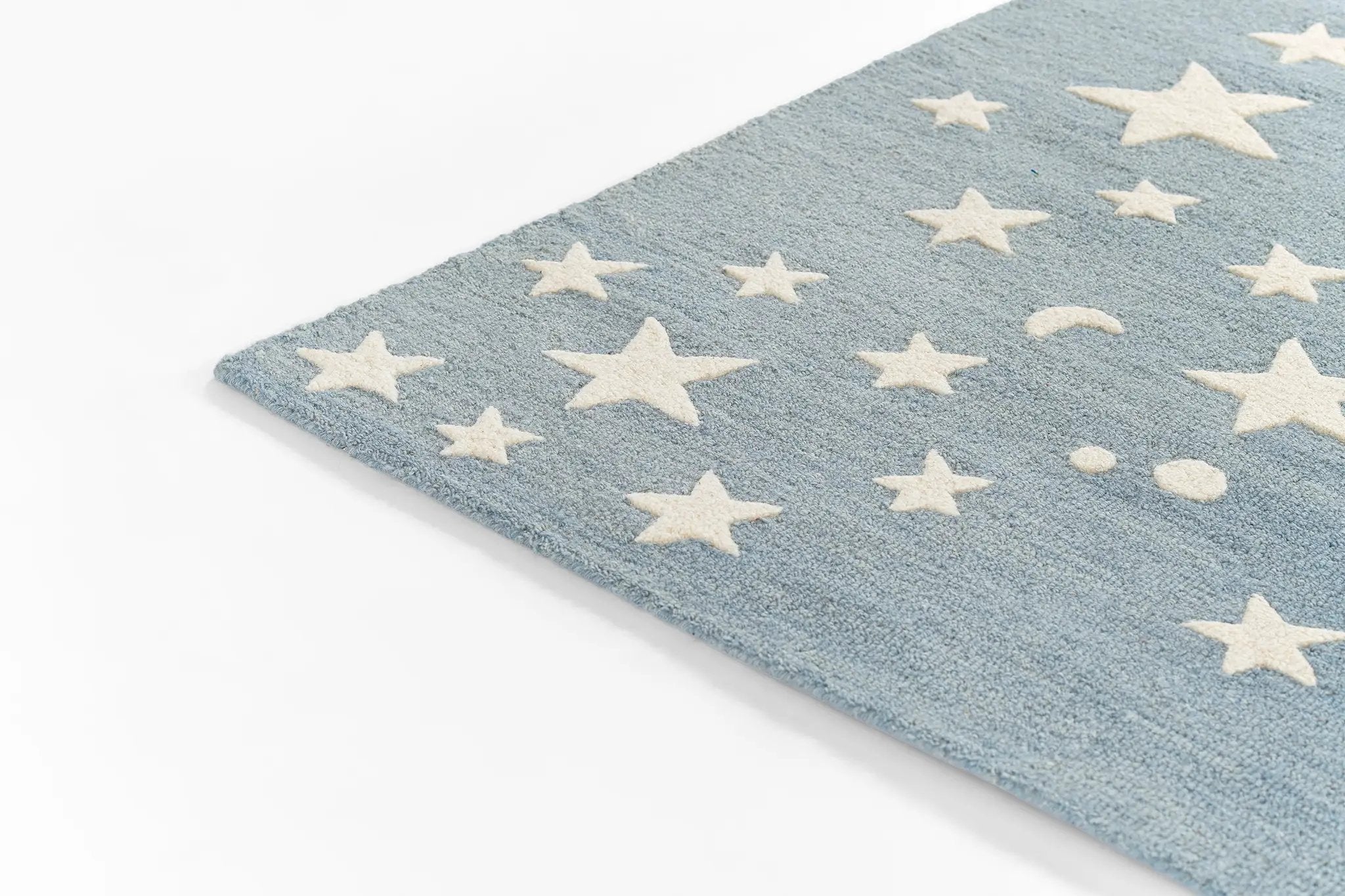 Lily LIY-4 Blue Area Rug, durable hand-tufted wool with charming style
