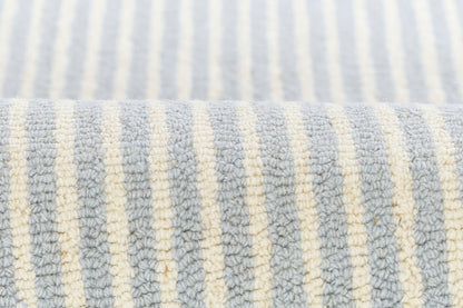 Lily LIY-5 Blue Area Rug, spirited hand-tufted wool crafted in India