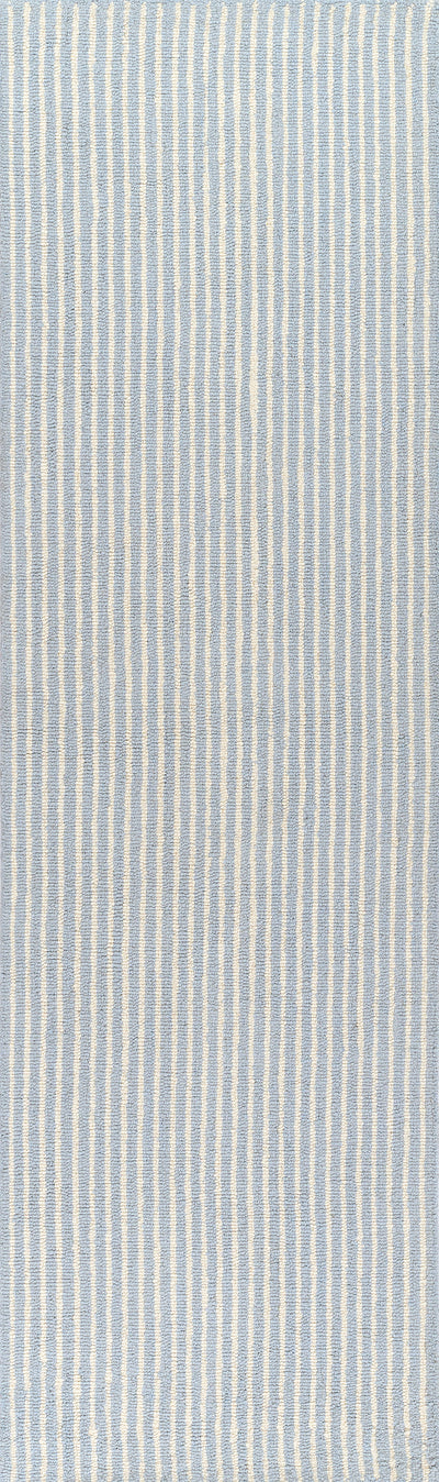 Lily LIY-5 Blue Area Rug, spirited hand-tufted wool crafted in India