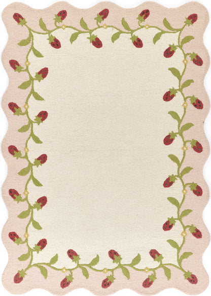 Lily LIY-6 Multicolor Area Rug, vibrant hand-tufted wool with playful patterns