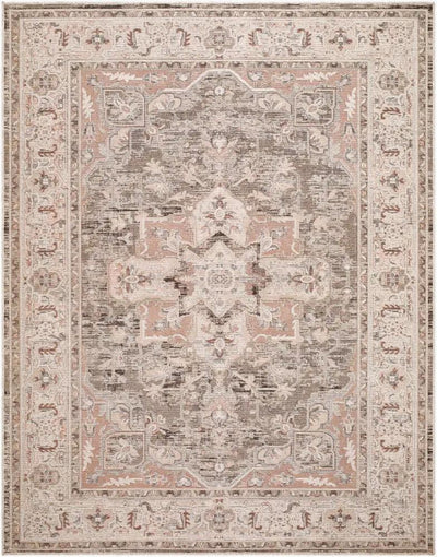 LIVABLISS Aston Villa ASV-2300 Muted-Taupe Traditional Area Rug