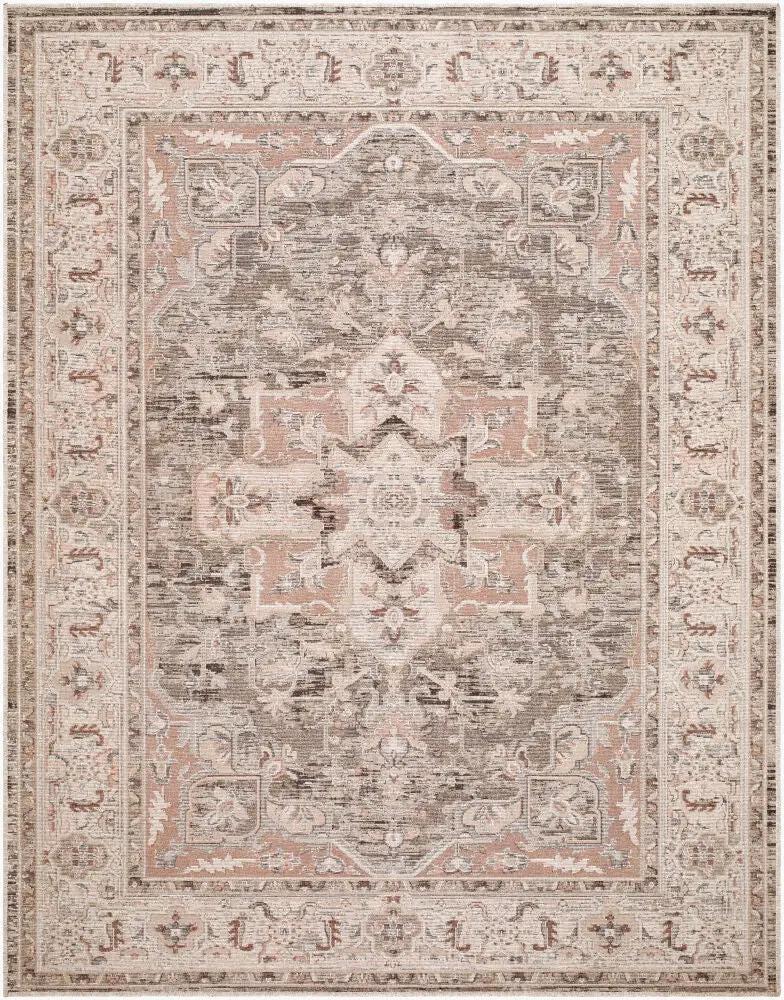 LIVABLISS Aston Villa ASV-2300 Muted-Taupe Traditional Area Rug