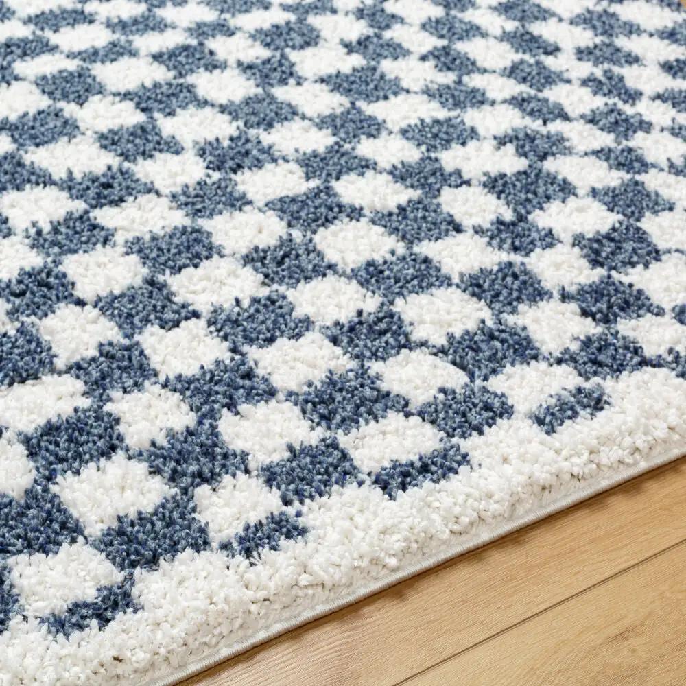 LIVABLISS Birmingham BMM-2320 Ivory and Blue Area Rug