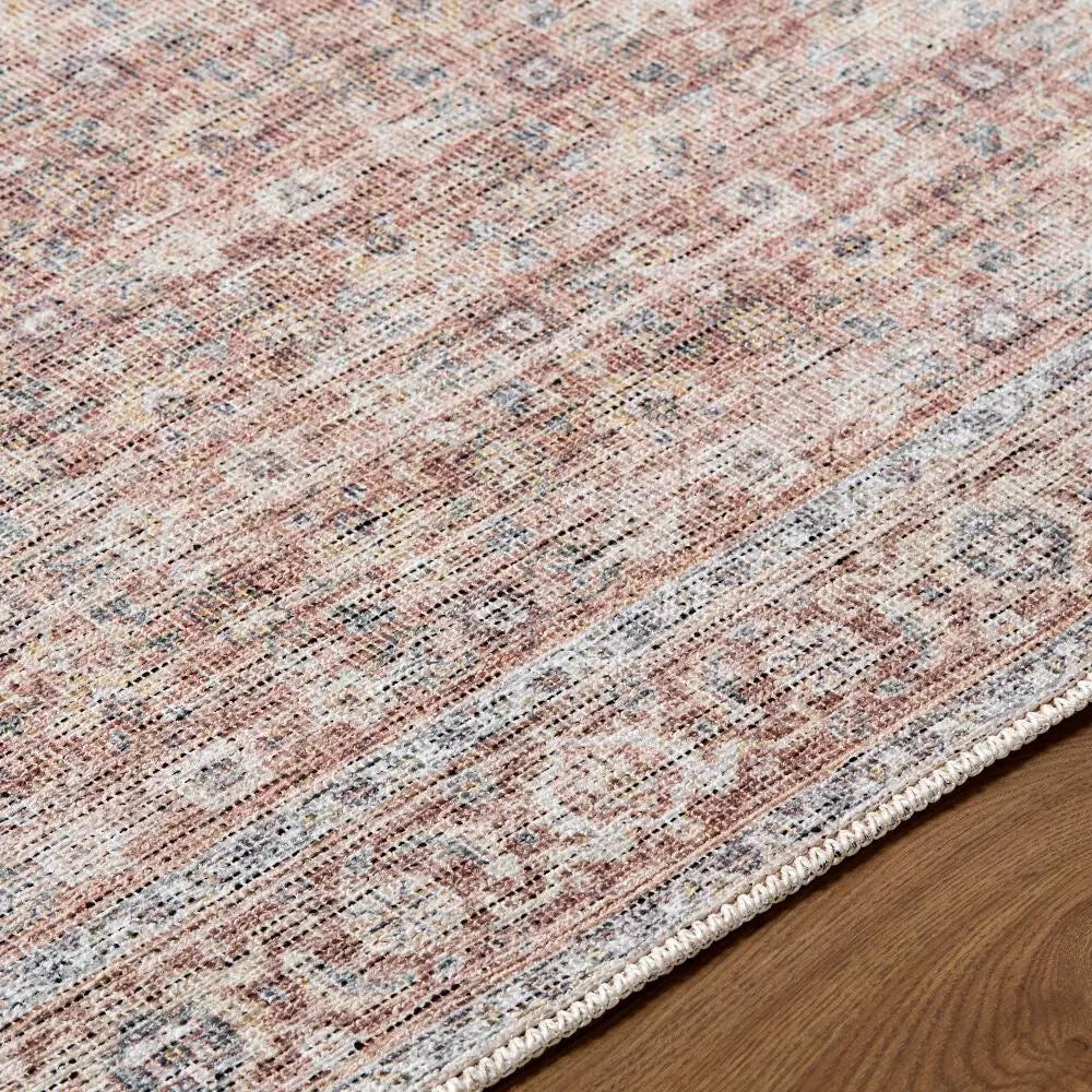 Livabliss x Becki Owens Aureta BOAU-2300 Rosewood 100% Polyester Machine Washable Area Rug