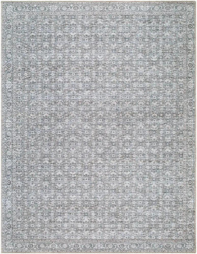 Livabliss x Becki Owens Aureta BOAU-2301 Steel-Blue 100% Polyester Machine Washable Area Rug