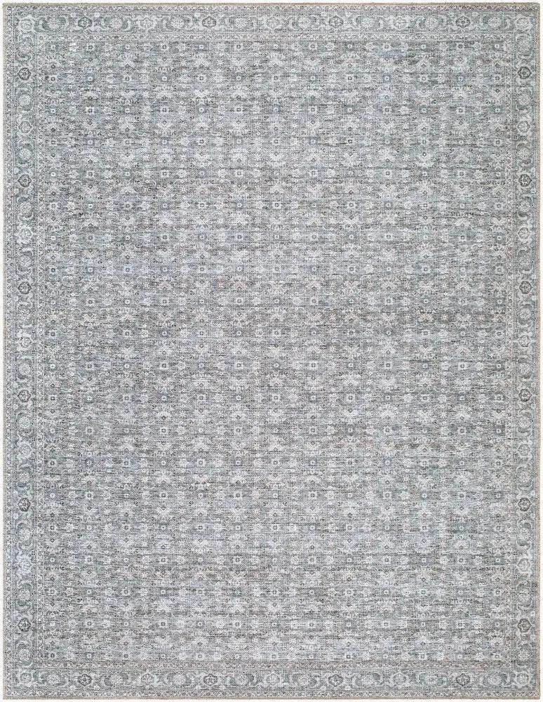 Livabliss x Becki Owens Aureta BOAU-2301 Steel-Blue 100% Polyester Machine Washable Area Rug