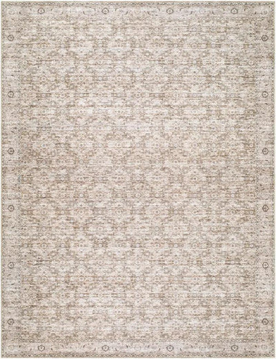 Livabliss x Becki Owens Aureta BOAU-2302 Taupe Machine Washable 100% Polyester Area Rug