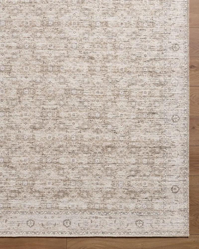 Livabliss x Becki Owens Aureta BOAU-2302 Taupe Machine Washable 100% Polyester Area Rug
