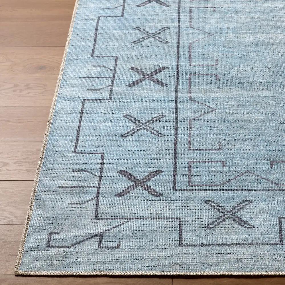 Livabliss x Becki Owens Casita BOCS-2303 Powder-Blue Area Rug