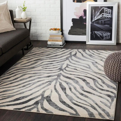 LIVABLISS City CIT-2300 Black Area Rug