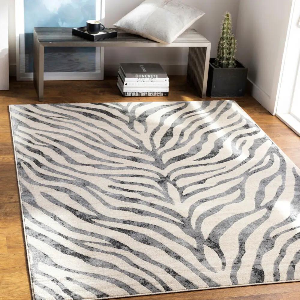 LIVABLISS City CIT-2300 Black Area Rug