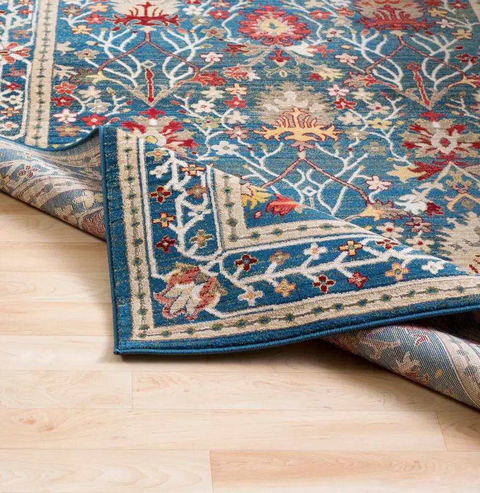 LIVABLISS Crafty CRT-2308 Blue Area Rug