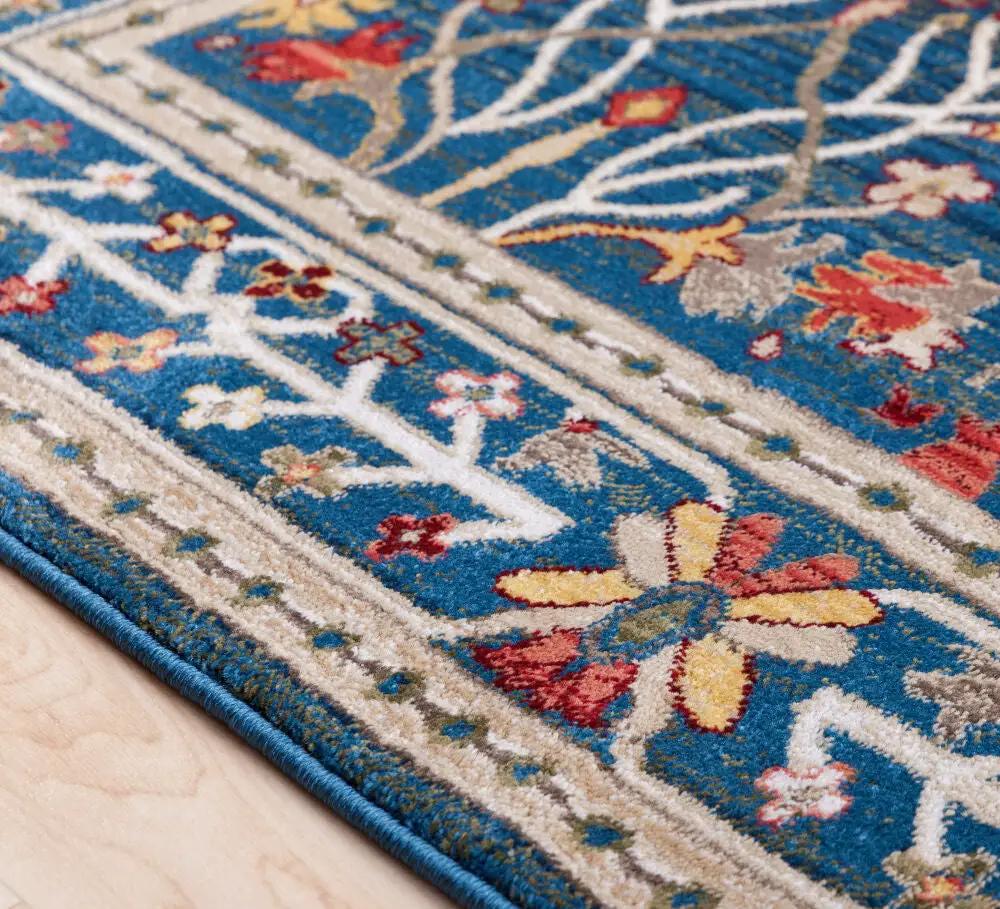 LIVABLISS Crafty CRT-2308 Blue Area Rug