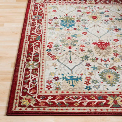 LIVABLISS Crafty CRT-2309 Red Area Rug
