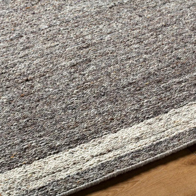 Derby DRB-2302 Charcoal Area Rug by LIVABLISS