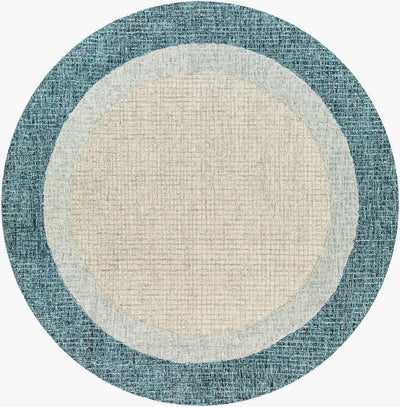 LIVABLISS Elena EAE-2300 Teal Round Area Rug