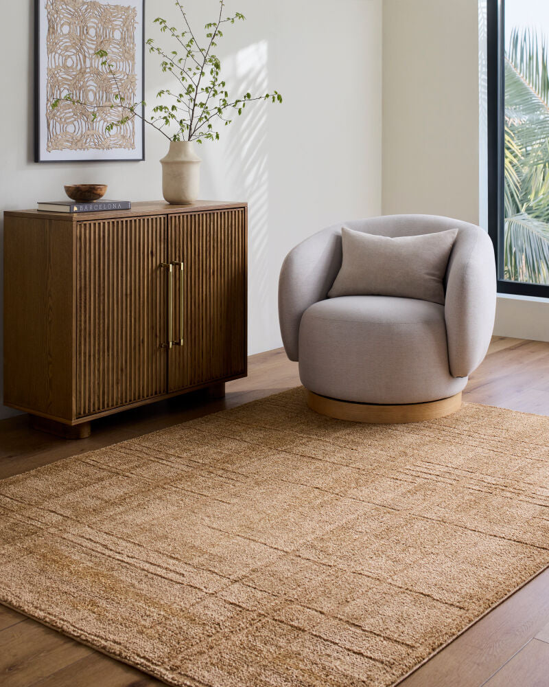 Elle Decor x Livabliss Alma EDAL-2303 Tan Area Rug